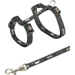 Harnais chaton laisse. motif chat 1.20 m. de Trixie - Produit pour animaux dans T050