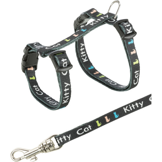 Harnais chaton laisse kittycat 1.20 m de Trixie - Produit pour animaux dans T050