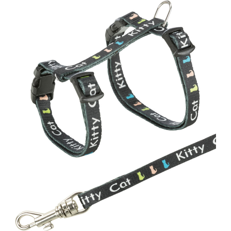 Harnais chaton laisse kittycat 1.20 m de Trixie - Produit pour animaux dans T050