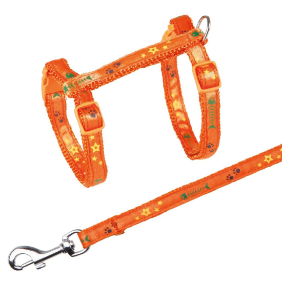 Harnais chat laisse arête 23–39cm/10mm. 1.20 m de Trixie - Produit pour animaux dans T050
