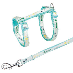 Harnais chat laisse arête 23–39cm/10mm. 1.20 m de Trixie - Produit pour animaux dans T050