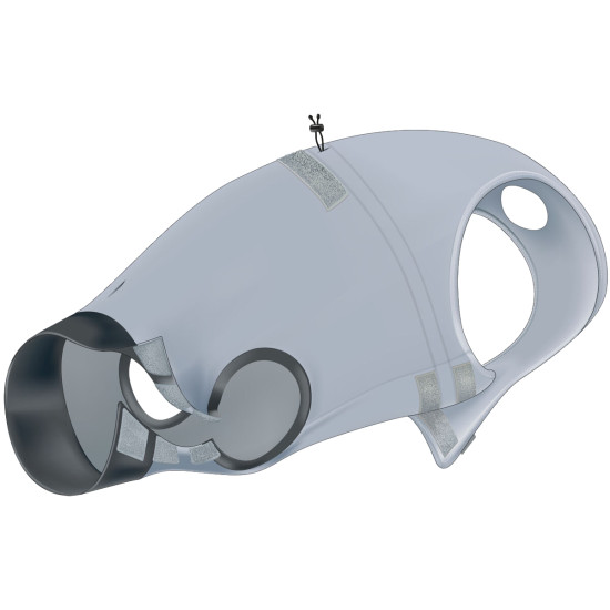 Body de protection. m–l 50cm. gris de Trixie - Produit pour animaux dans T050