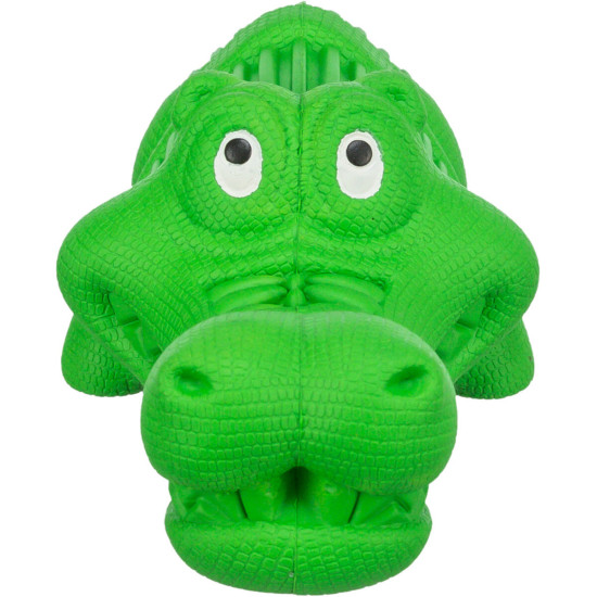 Snack crocodile caoutchouc naturel 18cm vert de Trixie - Produit pour animaux dans T050
