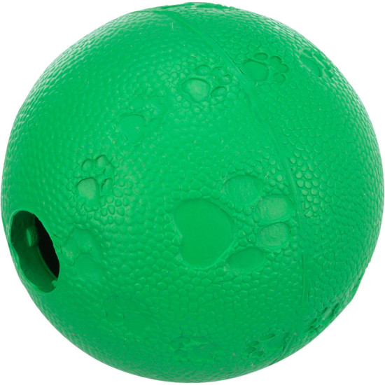 Balle friandises caoutchouc naturel ø 6cm vert de Trixie - Produit pour animaux dans T050