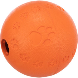 Balle friandises caoutchouc naturel ø 7cm orange de Trixie - Produit pour animaux dans T050