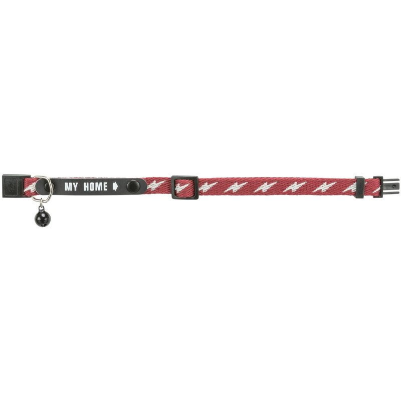 Collier chat porte adresse my home rouge de Trixie - Produit pour animaux dans T050