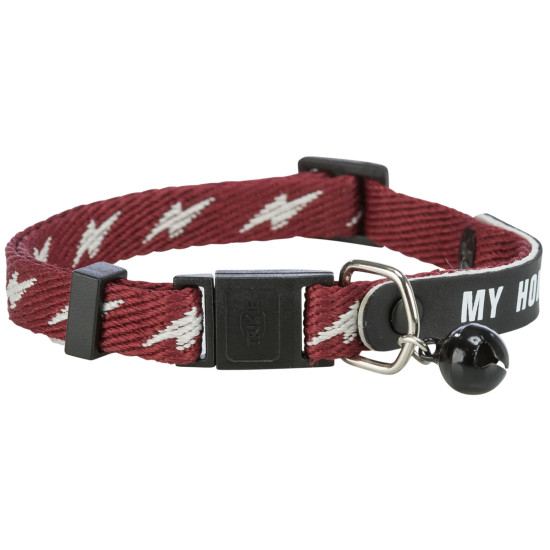 Collier chat porte adresse my home rouge de Trixie - Produit pour animaux dans T050