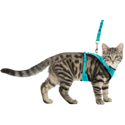 Harnais y chat laisse elastique 1.00 m de Trixie - Produit pour animaux dans T050
