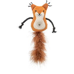 Ecureuil. en peluche/plume. catnip. 12cm/24cm de Trixie - Produit pour animaux dans T050