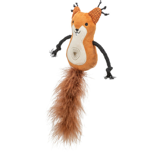 Ecureuil. en peluche/plume. catnip. 12cm/24cm de Trixie - Produit pour animaux dans T050
