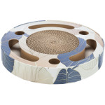Griffoir tambour carton catnip 33x5.5cm bleu de Trixie - Produit pour animaux dans T050