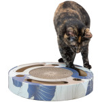 Griffoir tambour carton catnip 33x5.5cm bleu de Trixie - Produit pour animaux dans T050