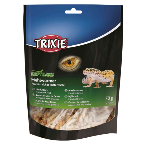Vers de farine. seches. 70 g de Trixie - Produit pour animaux dans T050