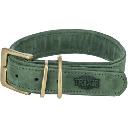 Collier pure. cuir. s–m 31–37cm/30 mm. sauge de Trixie - Produit pour animaux dans T050