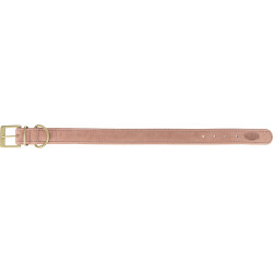 Collier pure. cuir. s–m 31–37cm/30 mm. rose de Trixie - Produit pour animaux dans T050