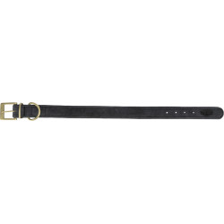 Collier en cuir pur. l–xl 52–63cm/40 mm. noir de Trixie - Produit pour animaux dans T050