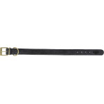 Collier en cuir pur. l–xl 52–63cm/40 mm. noir de Trixie - Produit pour animaux dans T050