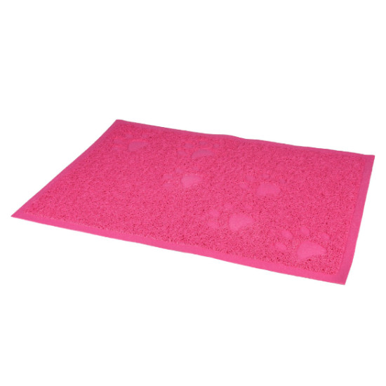 Tapis pour bac a litiere. en pvc. 40x60cm. rose de Trixie - Produit pour animaux dans T050
