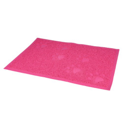 Tapis pour bac a litiere. en pvc. 40x60cm. rose de Trixie - Produit pour animaux dans T050
