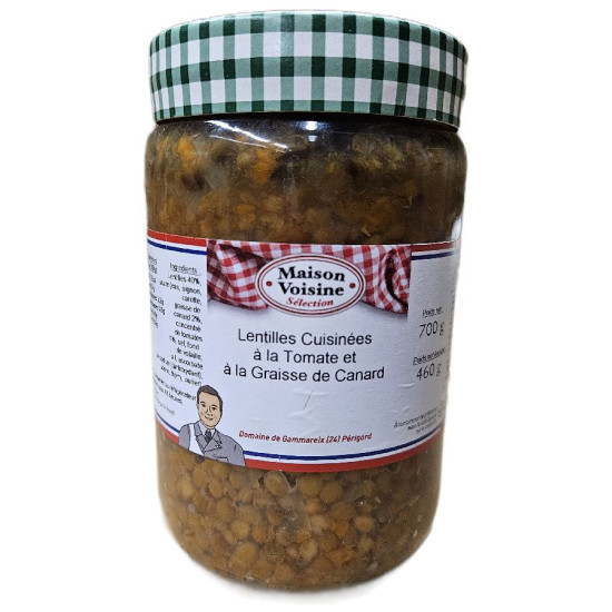 LENTILLES CUISINEES 650G de Table des producteurs Libourne dans M1201