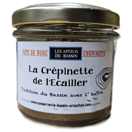 /TARTINADE CREPINETTE DE L'ECAILLER 90G de Table des producteurs Libourne dans 🥔 Apéritifs à manger