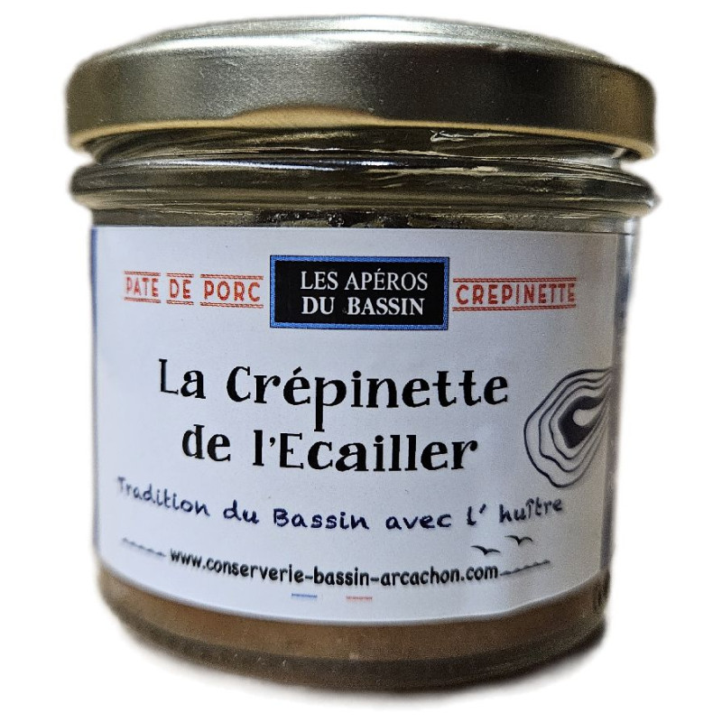/TARTINADE CREPINETTE DE L'ECAILLER 90G de Table des producteurs Libourne dans 🥔 Apéritifs à manger