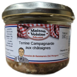 TERRINE DE CAMPAGNE AUX CHATAIGNES 180G de Table des producteurs Libourne dans 🥔 Apéritifs à manger