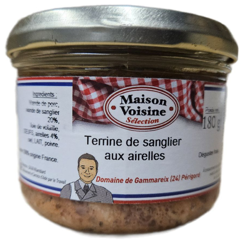 TERRINE DE SANGLIER AUX AIRELLES 180G de Table des producteurs Libourne dans 🥔 Apéritifs à manger