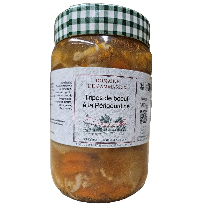 TRIPES DE BOEUF A LA PERIGOURDINE 650G de Table des producteurs Libourne dans 🥫 Conserves