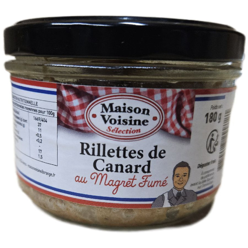 VERRINE RILLETTES CANARD AU MAGRET FUME 180G de Table des producteurs Libourne dans 🥔 Apéritifs à manger