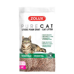 Litiere purecat vegetale naturelle 30l de Zolux - Produit pour animaux dans Z002