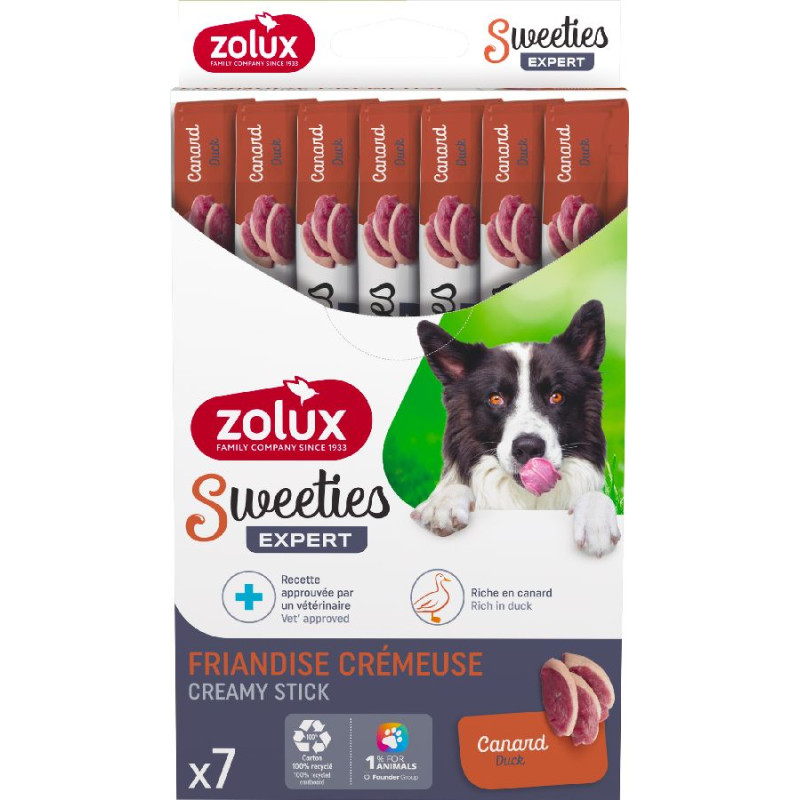 Sweeties chien canard x7 de Zolux - Produit pour animaux dans Z002