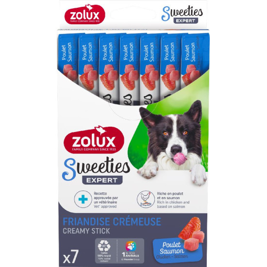 Sweeties chien saumon poulet x7 de Zolux - Produit pour animaux dans Z002