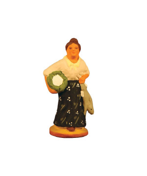 Porteuse de choux 6cm de Santons de Provence Fouque dans F0761