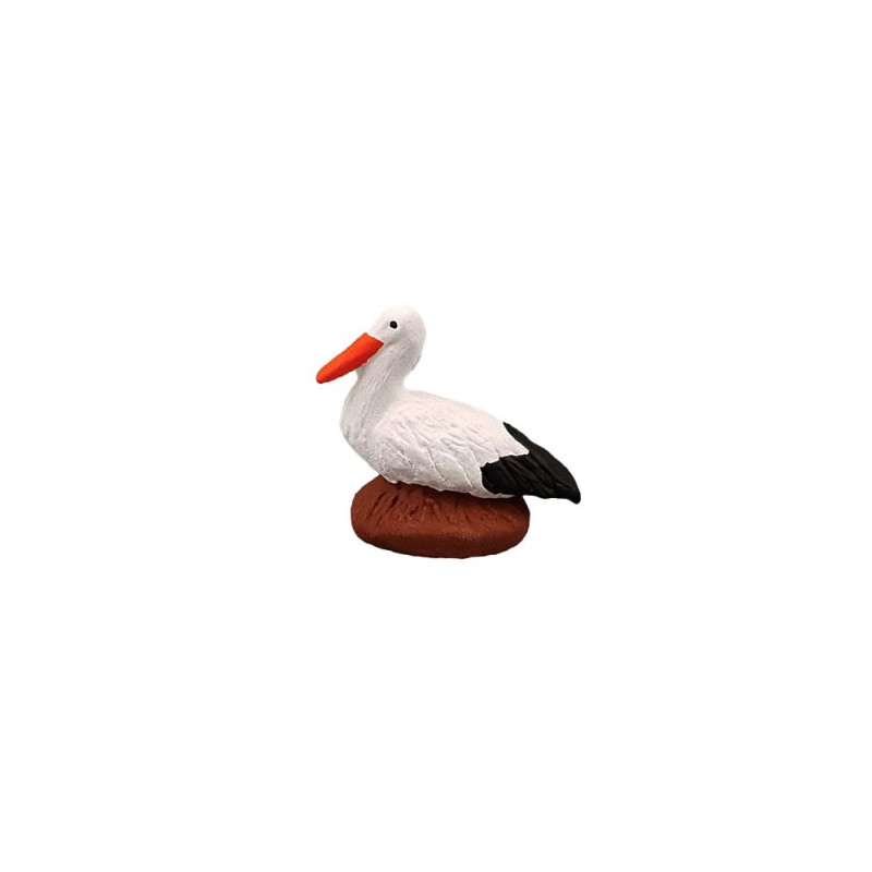 Cigogne 6cm de Santons de Provence Fouque dans F0761