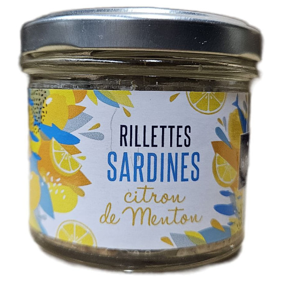 RILLETTES SARDINES CITRON 90G de Table des producteurs Libourne dans 🥔 Apéritifs à manger