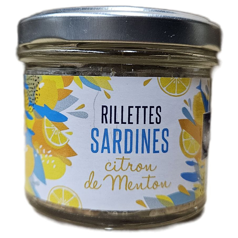 RILLETTES SARDINES CITRON 90G de Table des producteurs Libourne dans 🥔 Apéritifs à manger