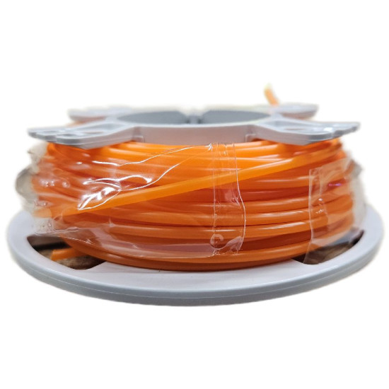 Rouleau fil debroussailleuse rond 14m/2.4mm org de Jardinerie Bordeaux Libourne Gironde dans E1001