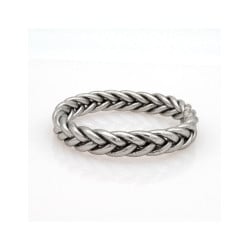 Jonc bouddhiste tresse argent fonce m de Cherie Sheriff : Les joncs bouddhistes dans C1551