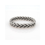 Jonc bouddhiste tresse argent fonce s de Cherie Sheriff : Les joncs bouddhistes dans C1551
