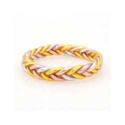 Jonc bouddhiste tresse multi classique xs de Cherie Sheriff : Les joncs bouddhistes dans C1551