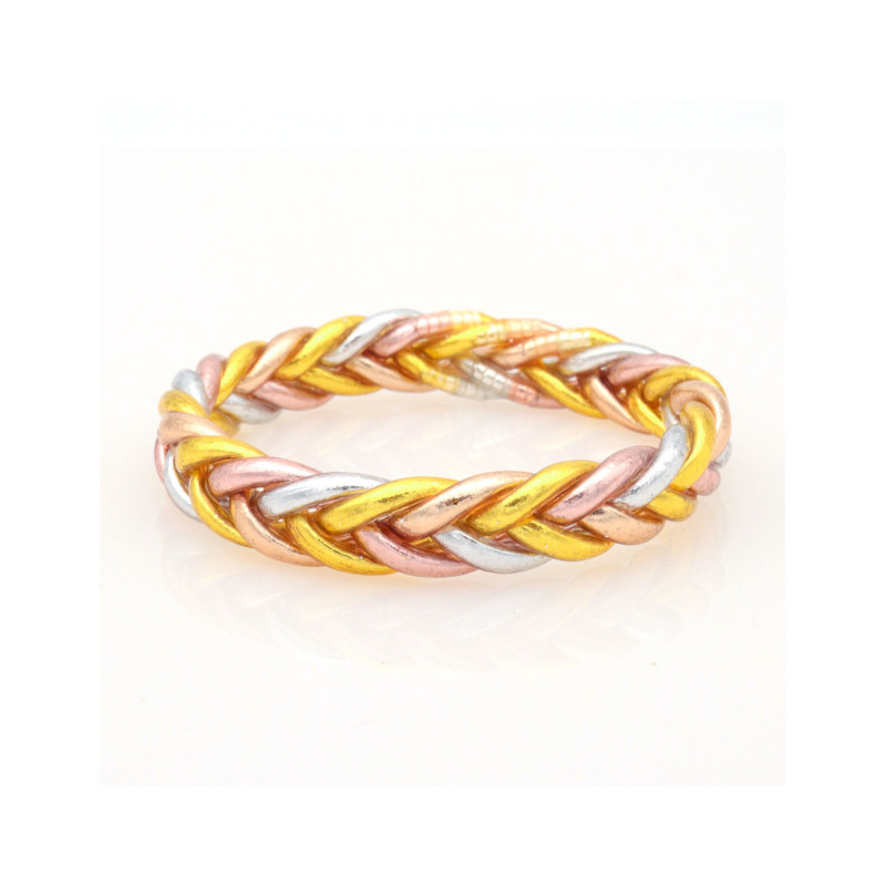 Jonc bouddhiste tresse multi classique xs de Cherie Sheriff : Les joncs bouddhistes dans C1551