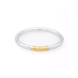 Jonc bouddhiste mantra argent + mantra doret s de Cherie Sheriff : Les joncs bouddhistes dans C1551