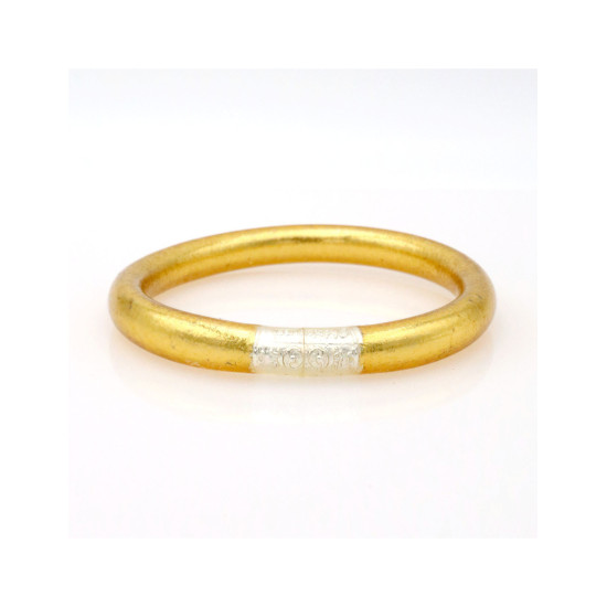 Jonc bouddhiste mantra maxi dore clair + mantra de Cherie Sheriff : Les joncs bouddhistes dans C1551
