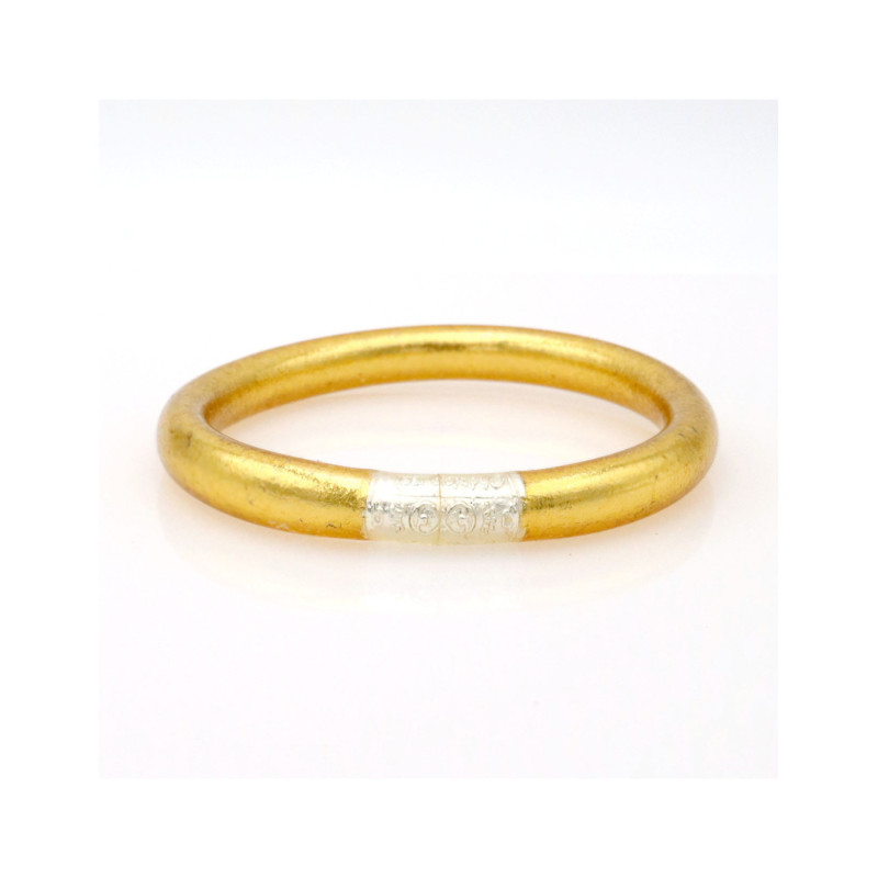 Jonc bouddhiste mantra maxi dore clair + mantra de Cherie Sheriff : Les joncs bouddhistes dans C1551