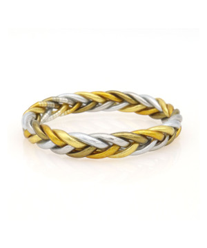 Jonc bouddhiste tresse multi dore argente s de Cherie Sheriff : Les joncs bouddhistes dans C1551