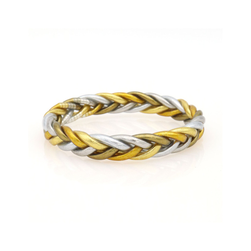Jonc bouddhiste tresse multi dore argente s de Cherie Sheriff : Les joncs bouddhistes dans C1551