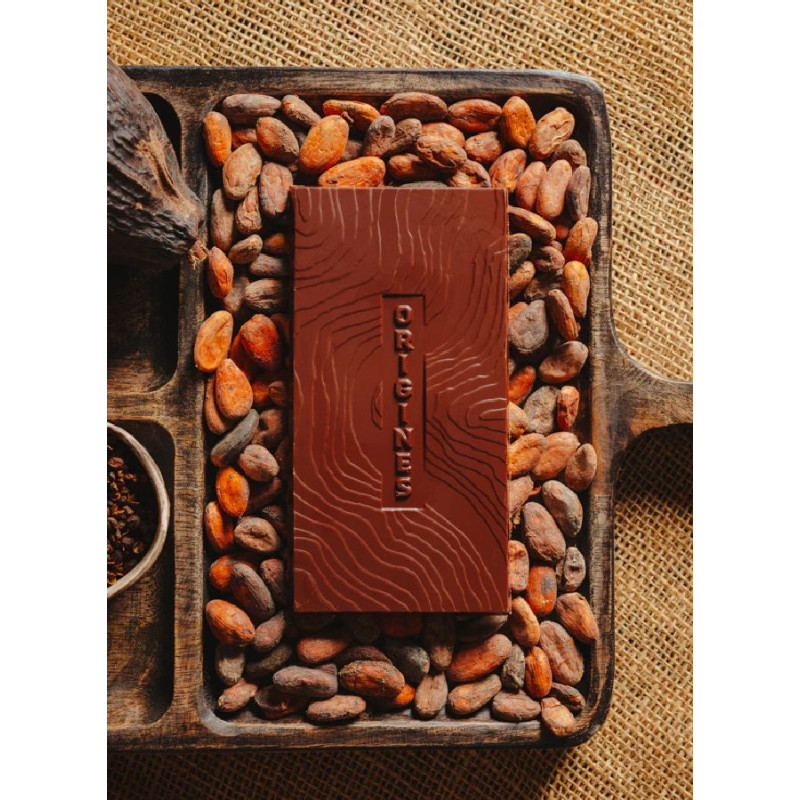 Tablette chocolat noir 70% poivre de timut 75g de Table des producteurs Libourne dans 🍫 Chocolats