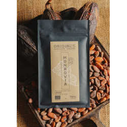 Tablette chocolat noir 70% liberia 75g de Table des producteurs Libourne dans 🍫 Chocolats