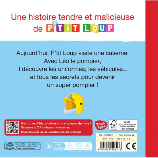 P'tit loup veut devenir pompier de Jardinerie Bordeaux Libourne Gironde dans C022